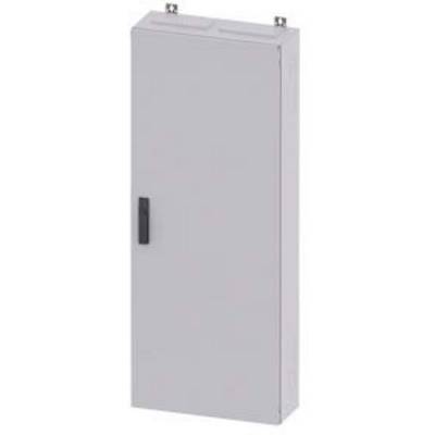 Grey, rectangular metal enclosure with a handle on the left side, possibly an electrical cabinet or distribution box.