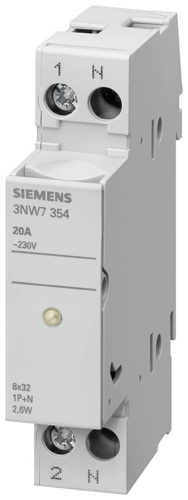 Siemens 3NW7354 3NW7354 Torpedo fuse holder incl. indicator 20 A 400 V AC 1 pc(s) Piece