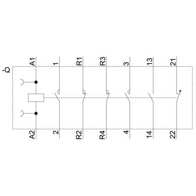 Circuit diagram shows a relay module with pins A1 to A2, 1 to 2, R1 to R4. Connections between pins and resistors.