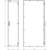 Technical Drawing of a Rectangular Control Cabinet with Dimensions: 1802 mm Height, 459 mm Width, 859 mm Depth.
