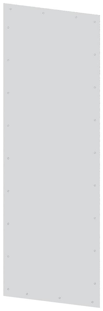 Grey metal plate with several symmetrically arranged screw holes. Likely used for mounting purposes.