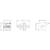 'Three-view technical drawing of a mechanical switch with detailed dimensions: 75x75 mm front view, 128.9 mm side view.'