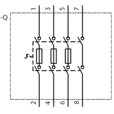 The circuit diagram shows a plug with 8 pins, connected by three resistors wired in parallel.