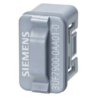 Small, grey adapter with the print 'SIEMENS 3UF7900-0AA01-0', likely for technical or industrial applications.