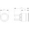 Technical drawing of a cylindrical component with a diameter of 30 mm and length of 51.9 mm, side and front views shown.