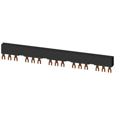 A black, rectangular connector with multiple copper contacts designed for installation in electronic devices or circuit boards.