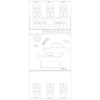 'A motor short-circuit protection device with a lever switch in the centre, surrounded by several connection terminals.'