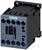 'Siemens SIRIUS 3RH21' contactor in black and blue with connection terminals and labels on the front.