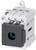 Grey and black electrical contactor with multiple connection terminals, suitable for controlling electrical circuits.