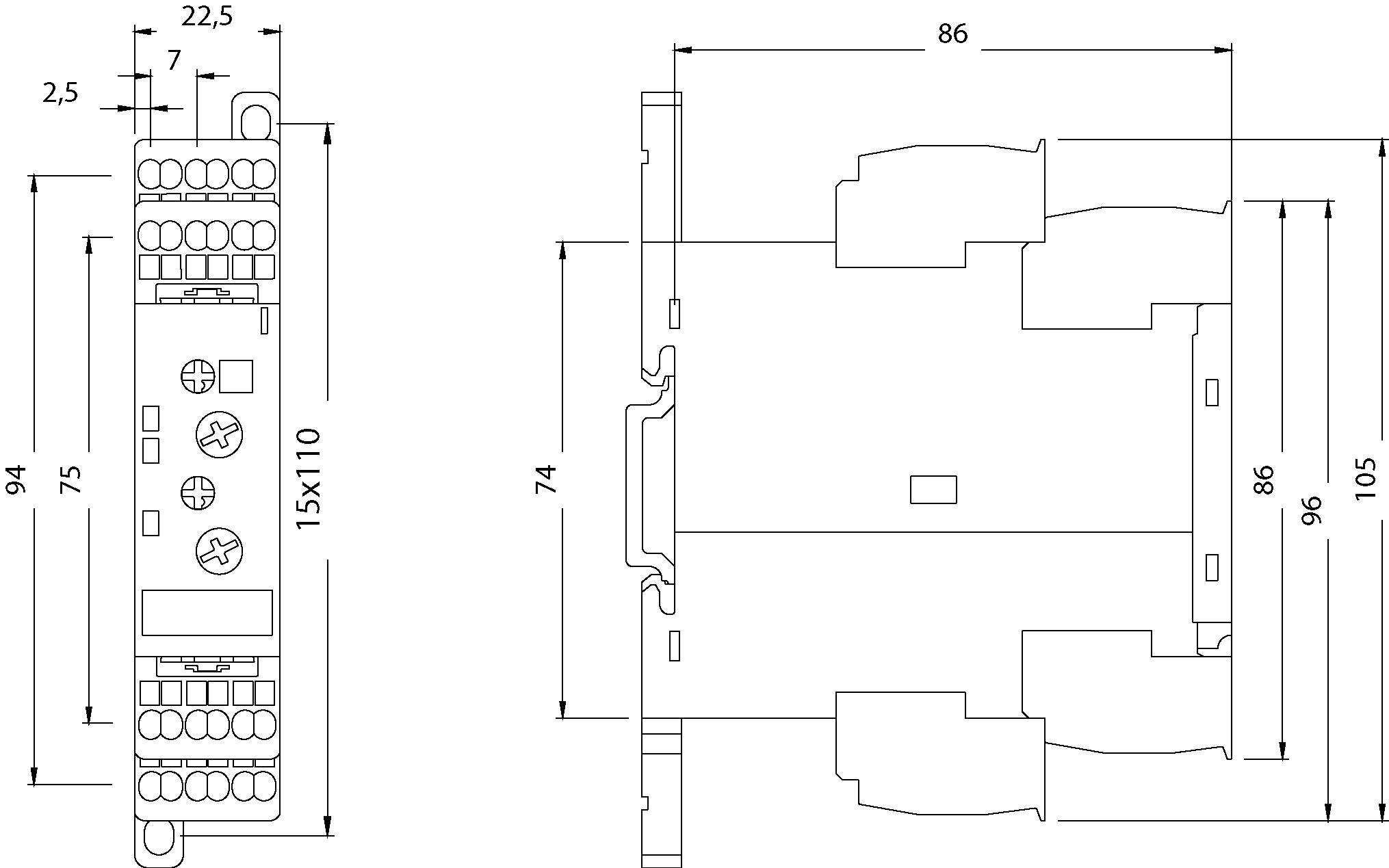 Siemens 3RS1030-2DD20 Thermal control relay-1