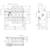 Technical drawing of an electrical switch with front, side, and top views. Includes dimensional specifications in millimetres.