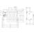 Technical drawing of a switch with dimensions in millimetres; shows front, side, and top views for precise specification.