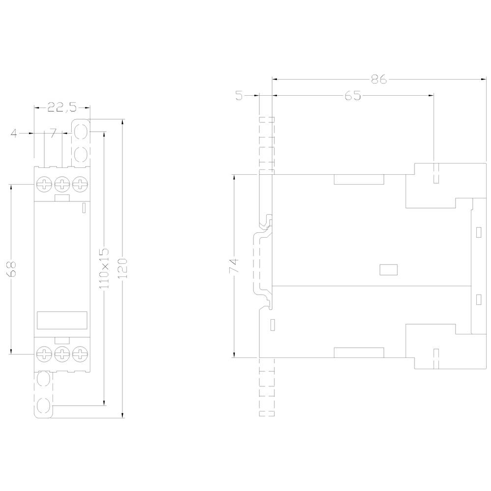 Siemens 3RS1800-1AQ00 Crossbar switch 1 change-over 1 pc(s)-1