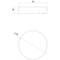 Technical drawing of a round object with a diameter of 70 mm and a height of 16 mm, shown in side and top view.