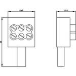 System cover 215 x 130 mm, for size NH000, accessory for ...