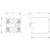 Technical drawing of a relay with dimensions in millimetres. Front and side views showing positions of terminals (1 NC, 2 NC).