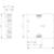 Technical drawing of an electrical connection module with detailed dimensional specifications in millimetres. Side and top views shown.