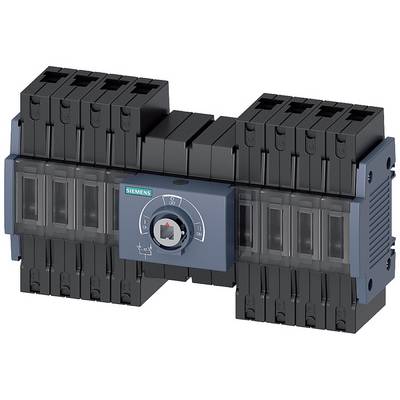 Contactor with rotary switch by Siemens, suitable for controlling electrical installations. Displays operational and switch-off modes.