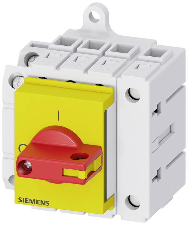 Circuit breakers   Red, Yellow 4-pin 16 mm² 63 A 1 maker, 1 breaker 690 V AC  Siemens 3LD34301TL13