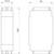Technical drawing of a rectangular object with dimensions 37.5 x 76 x 148 mm. Side and front views shown.
