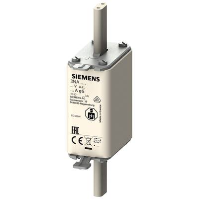 A 'SIEMENS' fuse with technical specifications on the surface, including rated current and voltage, depicted in 3D.