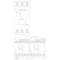 'Schematic representation of a contactor circuit with three interconnected contactors and a power switch at the top for control.'