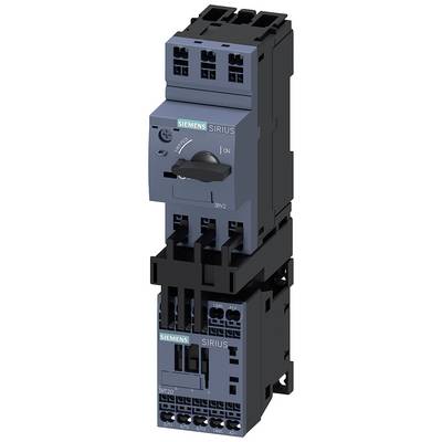 A Siemens electric switch with a rotary handle, mounted on a terminal block. Suitable for industrial applications.