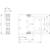 Technical drawing of an electrical component with dimensions in millimetres. Shows two views: front view and side view.