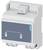 Grey electronic overvoltage protection device by Siemens, suitable for mounting on DIN rails in distribution cabinets.