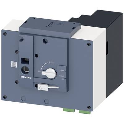 A blue and white Siemens device for controlling electrical circuits, with switches for 'Auto', 'Manual' and 'Power'.