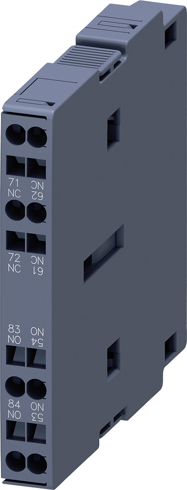 A grey, electronic module with multiple terminal blocks on one side, for use in electrical circuits.