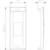 Technical drawing of a rectangular enclosure with dimensions: 189.7 mm height, 71 mm width, 27.5 mm depth. Shows front and side views.