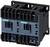 A Siemens electrical contactor, Sirius model, in a double configuration, is shown from the front.