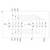 Circuit diagram of an electrical circuit with multiple connections, marked connection points, and components A1, A2, Q11, Q12.