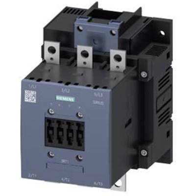 A Siemens electric contactor, SIRIUS model, with three input and output terminals, suitable for industrial applications.