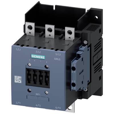 Illustration of a Siemens contactor from the Sirius series with multiple connections. Used for controlling electrical motors or circuits.