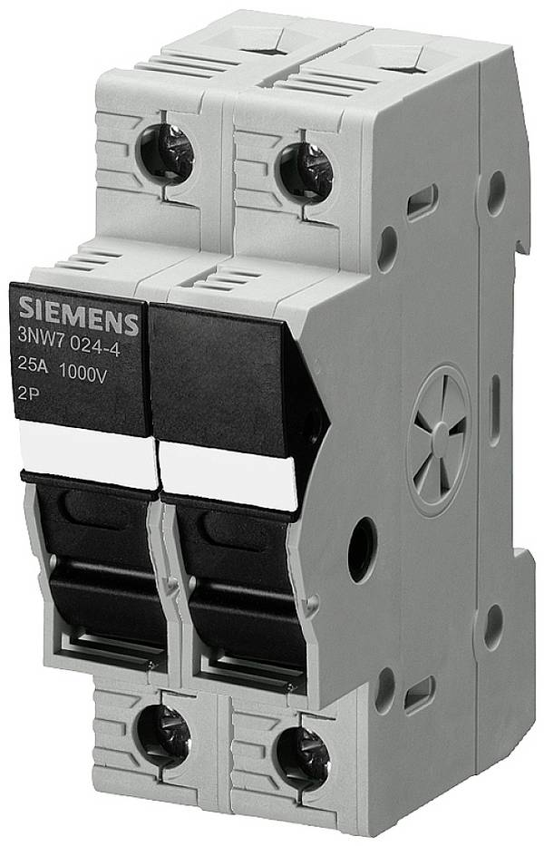 Siemens 3NW70244 3NW7024-4 Torpedo fuse holder incl. indicator Suitable for PV fuse 25 A 1000 V DC 6 pc(s)