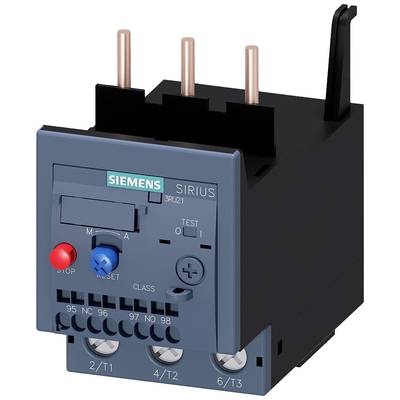 An electronic device with the Siemens logo, model name 'SIRIUS'. Visible switches and connections, used in electrical circuits.