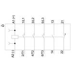 CONTACTOR,AC3:11KW 1NO+1NC 208V 50/60HZ