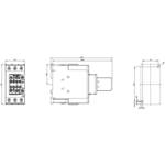 CONTACTOR,AC3:37KW 1NO+1NC 24VAC 50HZ