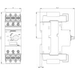 SIVACON S4, compartment door, double-bit, IP40, H: 725 mm, W: 400 mm, left/right