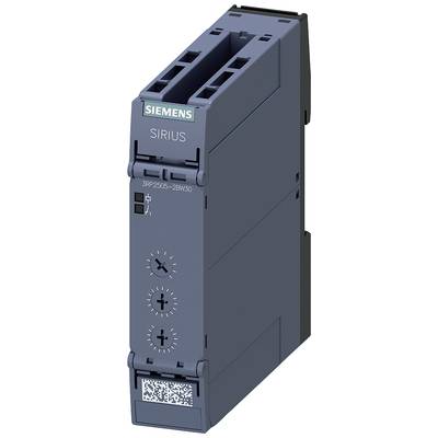 Industrial switching device by Siemens, model 'SIRIUS', in a grey enclosure, with rotary controls on the front and QR code at the bottom.