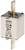 Siemens Industrial Safety Fuse, Model 3NE1 331-0, 350 Amperes, 690 Volt AC, for Overcurrent Protection in Electrical Systems.