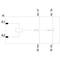 'Relay Circuit Diagram: Connection between terminals A1, A2 and contacts NO 27, NC 35, 28, 36.'