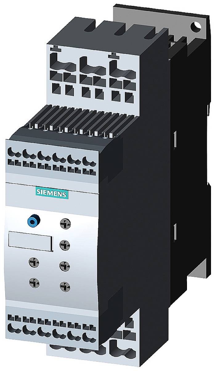 A Siemens electrical contactor, used for controlling electrical loads in switchgear. Key features: multi-pole connections.