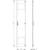 Technical drawing of a cabinet component with dimensions: Height 2074 mm, Width 392 mm, Depth 27 mm. Includes door handles and two square recesses.