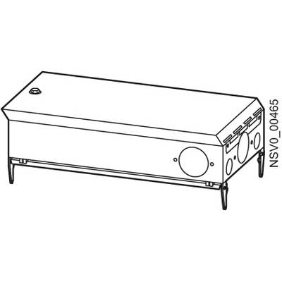 Technical drawing of a rectangular box with switches and buttons on one side. Model number 'NSVO_00465' depicted.