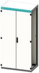 Empty control cabinet enclosure, without side panels, IP55, H: 1800 mm, W: 1000 mm, ...