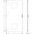 'Dimensioned sketch of a door with two glass windows. The height is 1574 mm and the width is 892 mm.'
