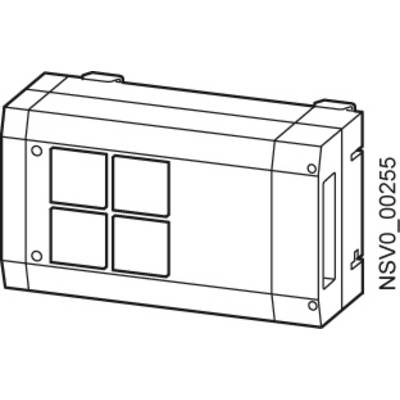 Drawing of a rectangular enclosure with four square fields and the label 'NSV0_00255' on the side.